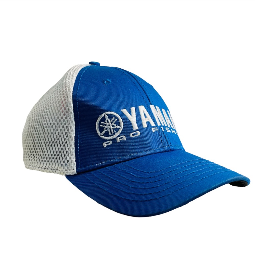 Yamaha Pro Fishing baseball cap mesh hat blue white pro staff